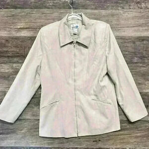 Paul Harris Design Beige Women's Blazer Size Medium